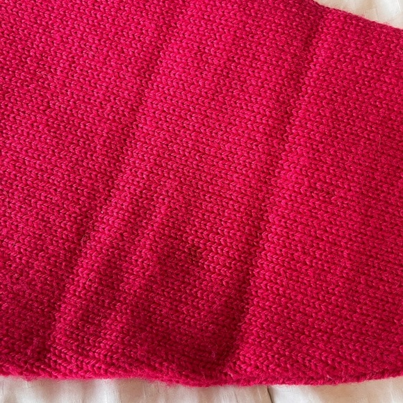 Vintage 100% Wool Pink Star Crewneck Sweater L Made in 🇨🇦 - Picture 14 of 14